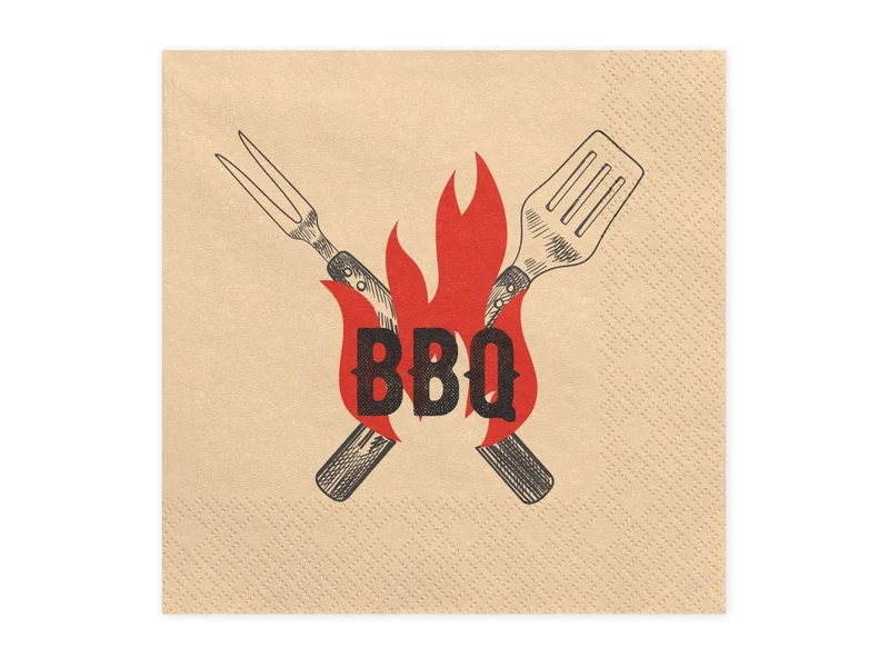 Bbq Servetten 33cm 20st