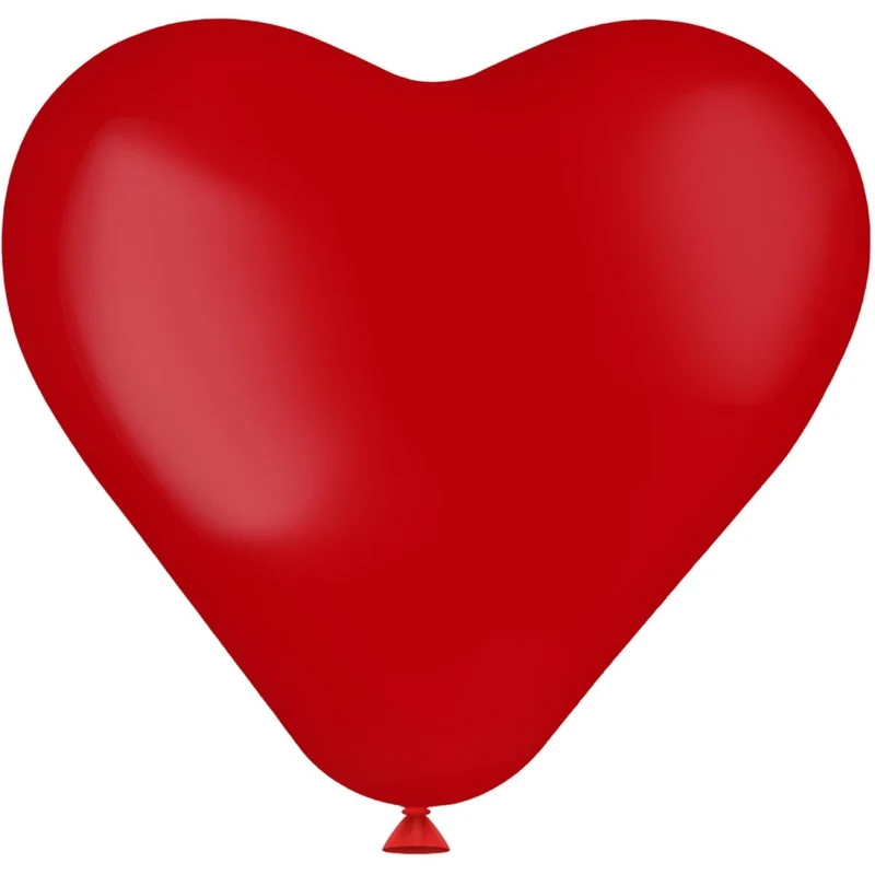 Rode Hartjes Ballonnen Ruby Red 25cm 8st
