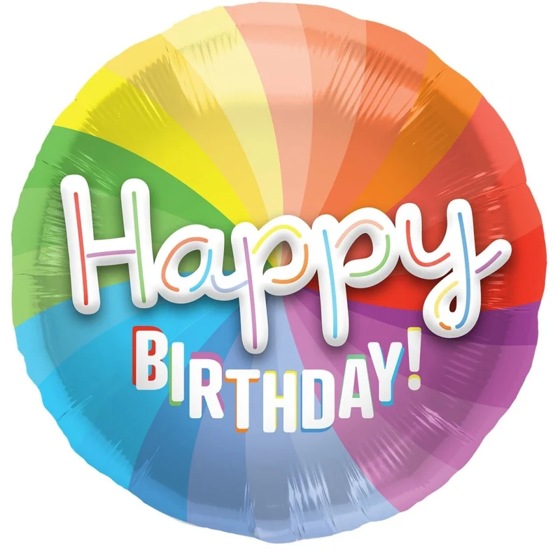 Happy Birthday Helium Ballon 3D 56cm