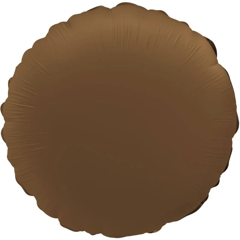 Chocolade Bruine Helium Ballon Rond Leeg 45cm