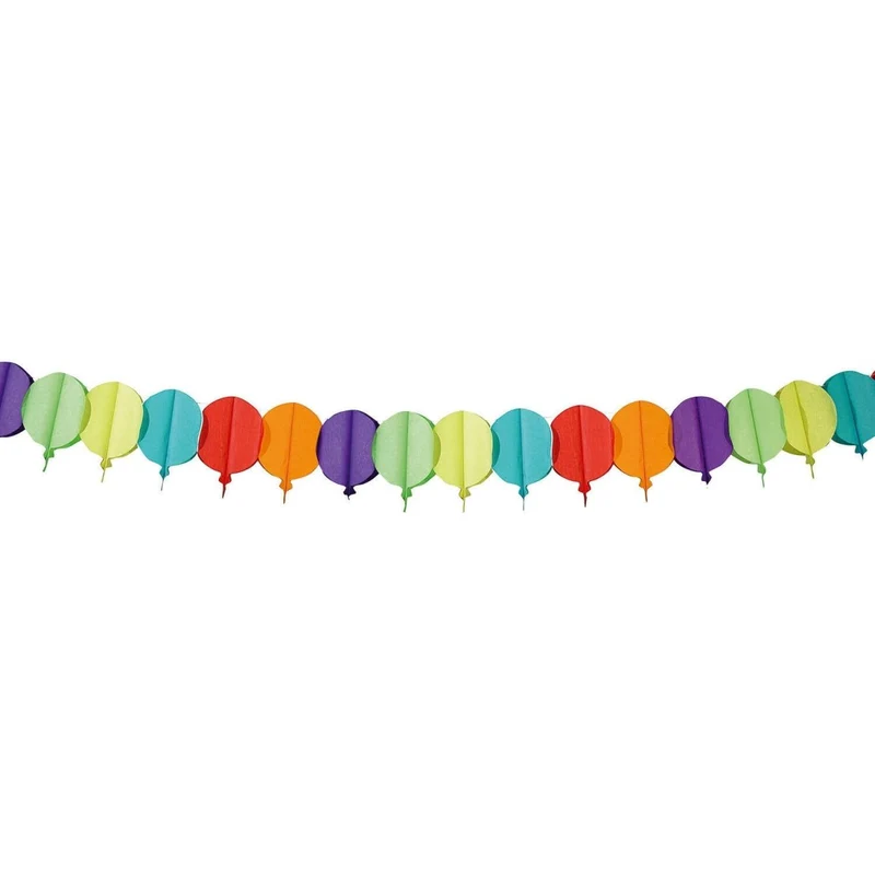 Gekleurde Slinger Ballonnen Papier 6m