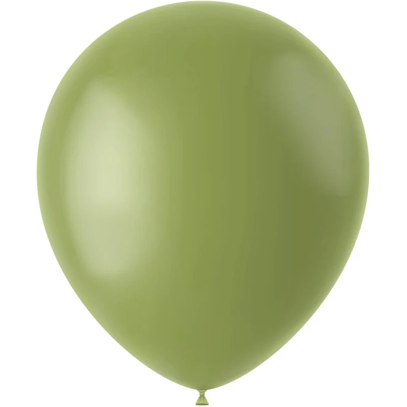 Groene Ballonnen Olive 33cm 10st