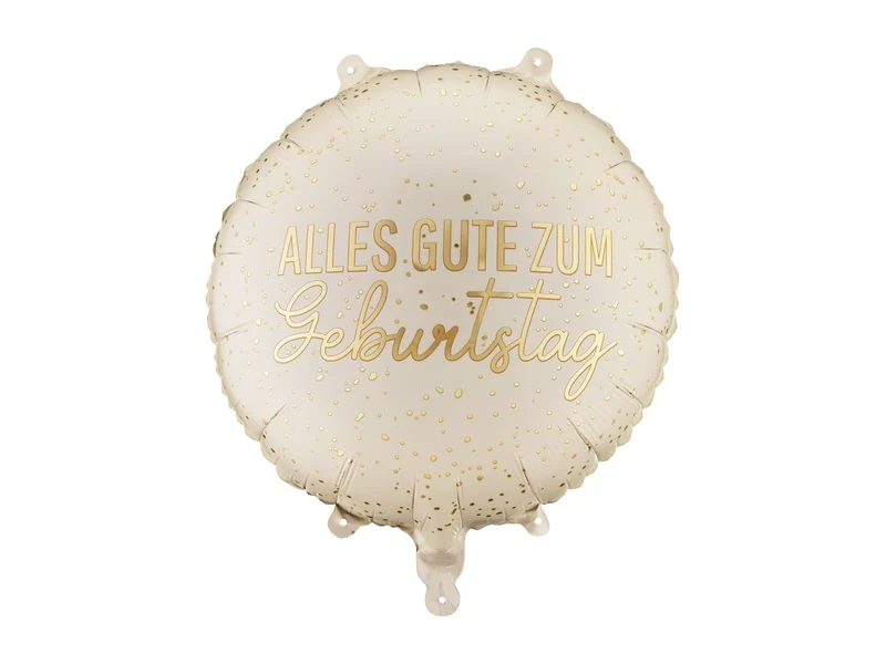 Beige Helium Ballon Alles Gute Zum Geburtstag Leeg 35cm