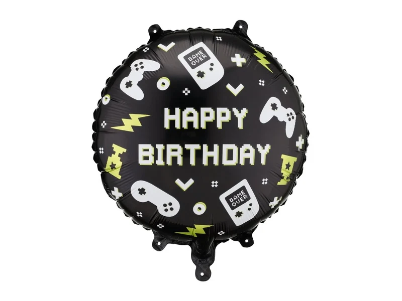 Happy Birthday Helium Ballon Game Leeg 35cm