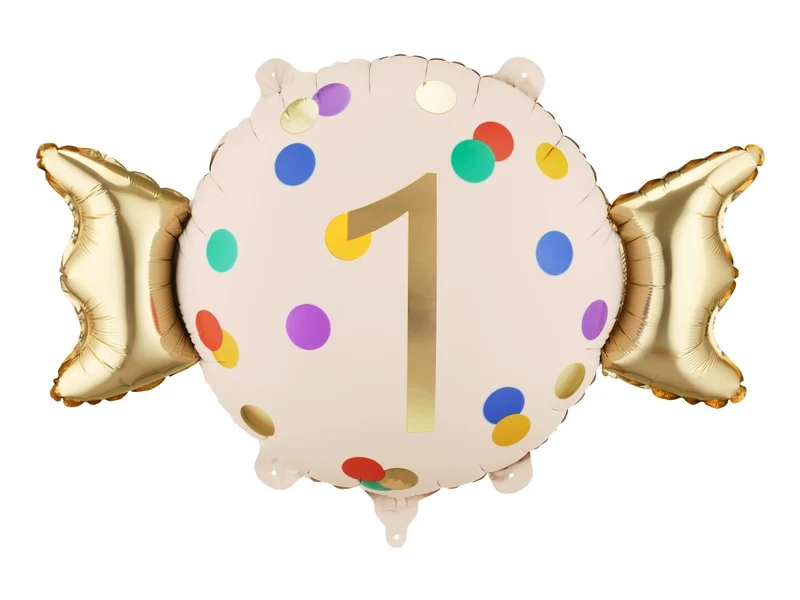 1 Jaar Helium Ballon Candy Leeg 37cm