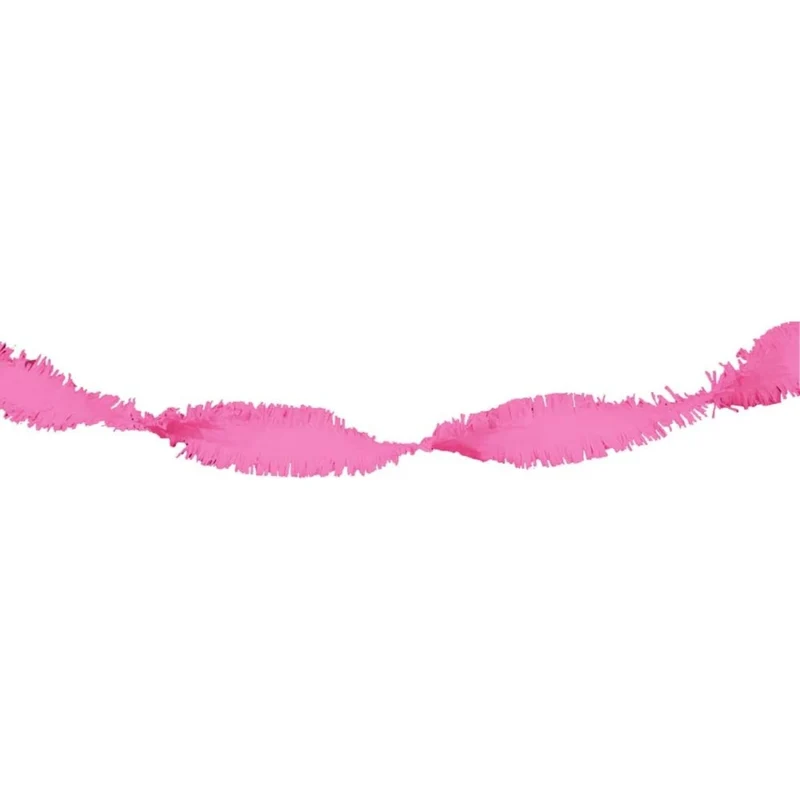 Roze Crepe Papier 24m