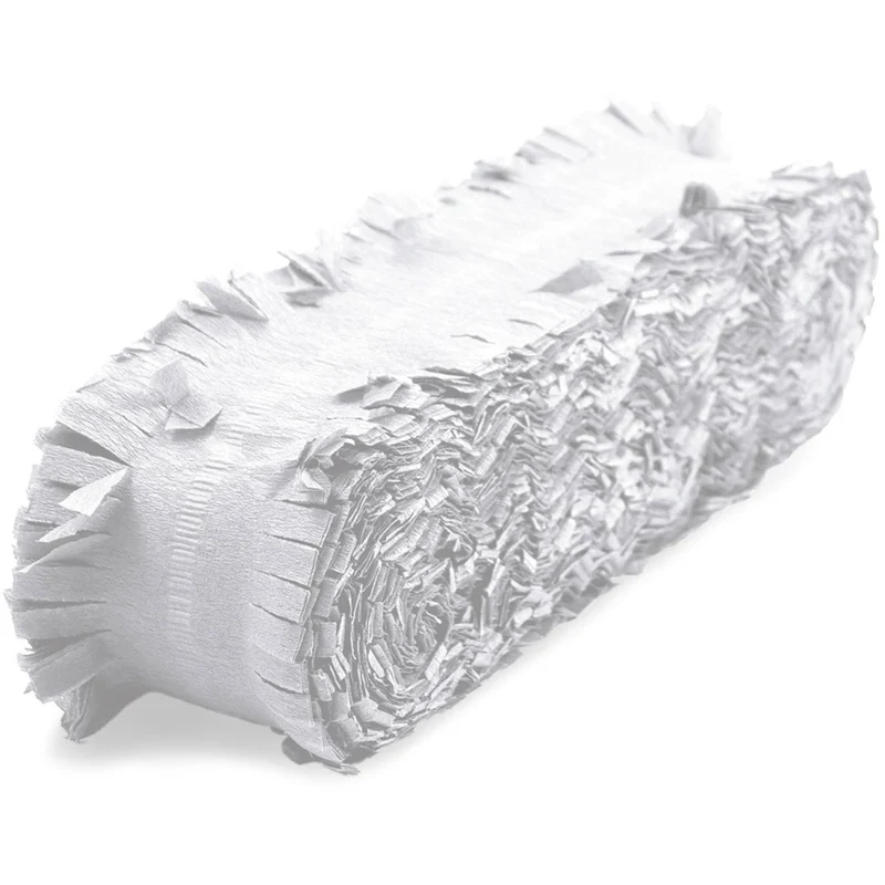 Wit Crepe Papier 24m