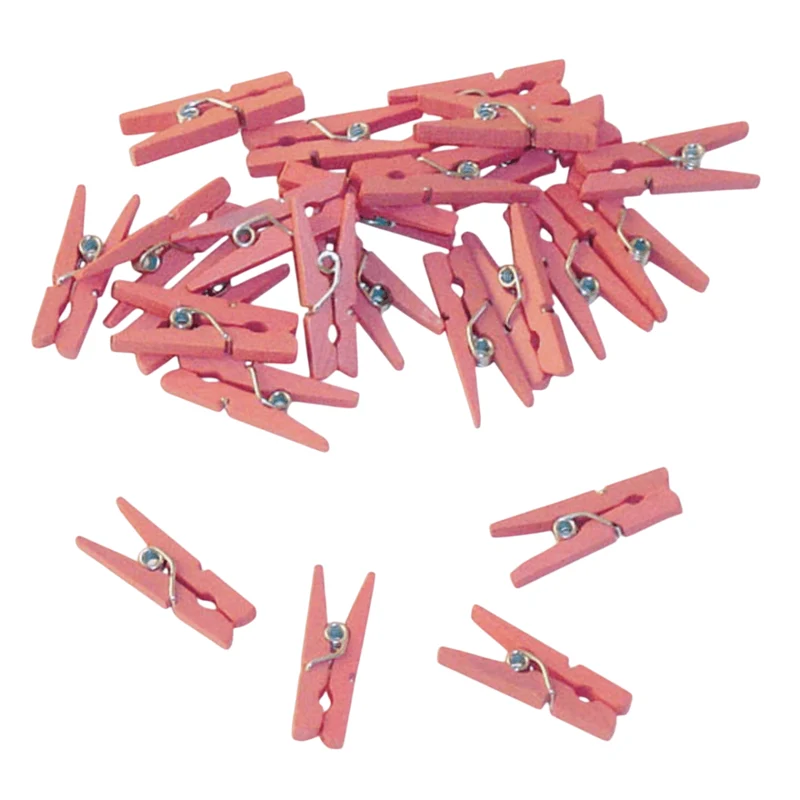 Roze Mini Knijpers 24st