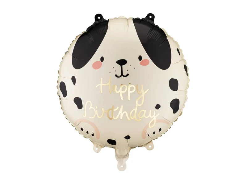 Happy Birthday Helium Ballon Hond Leeg 35cm