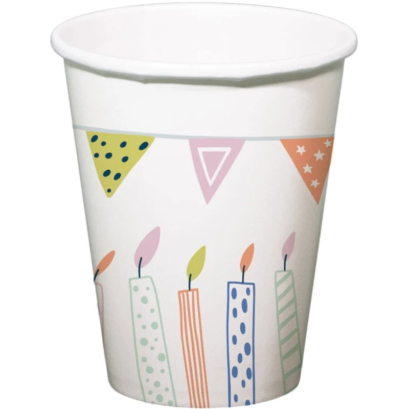 Party Bekers Gekleurd 250ml 10st