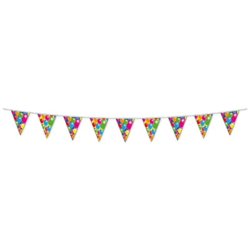 Gekleurde Slinger Balloons 10m