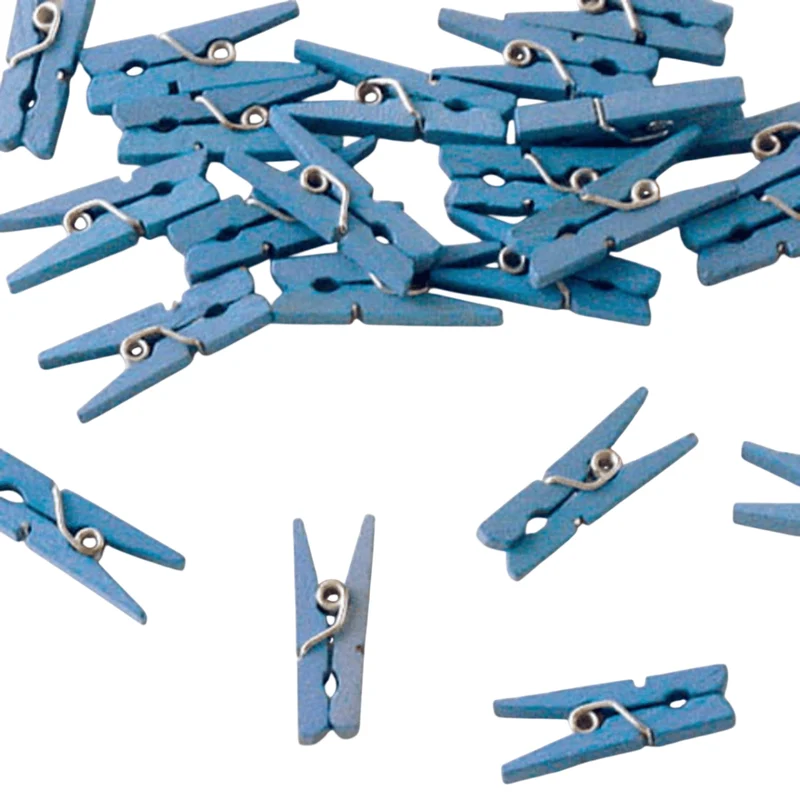 Blauwe Mini Knijpers 24st