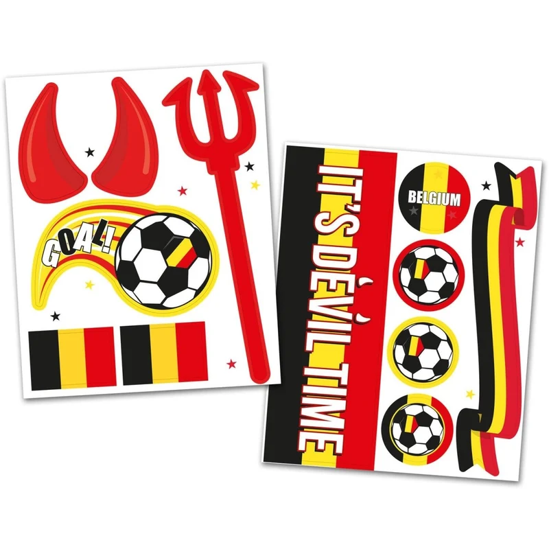 Voetbal Raamsticker België