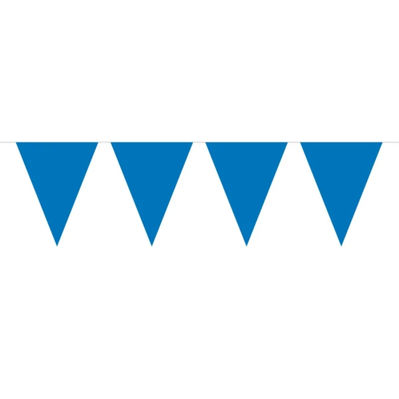 Blauwe Mini Vlaggenlijn - 3 meter