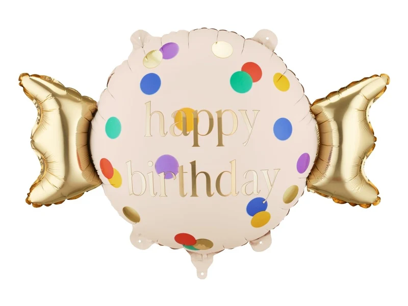 Happy Birthday Helium Ballon Candy Leeg 37cm