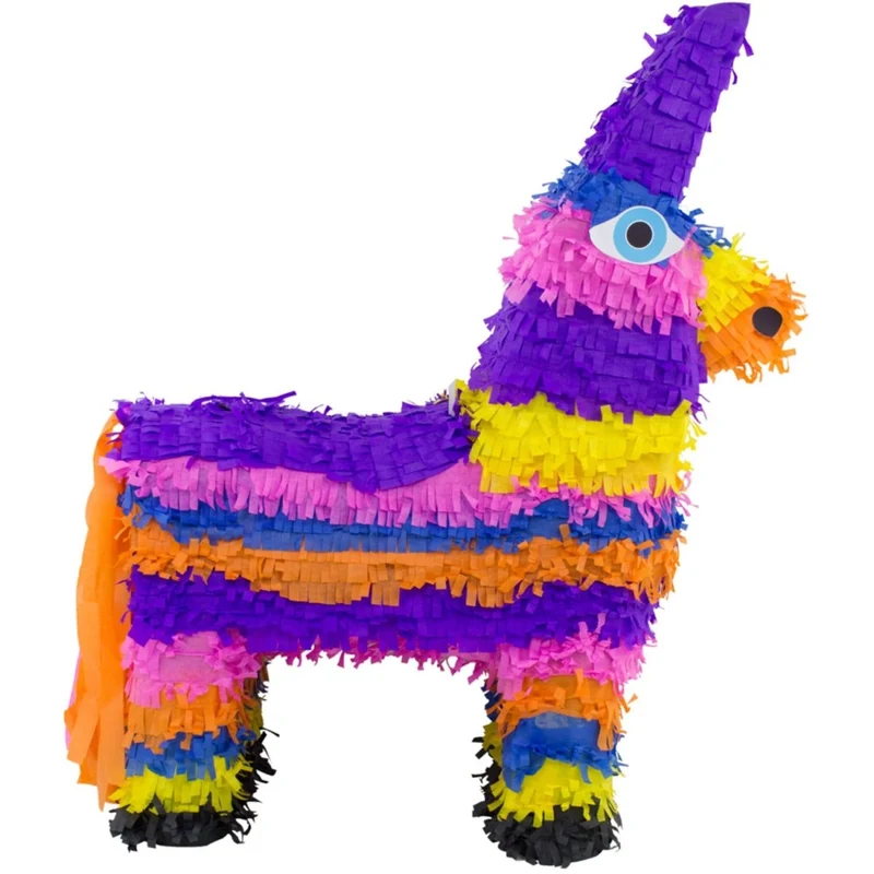 Ezel Pinata Gekleurd 55cm