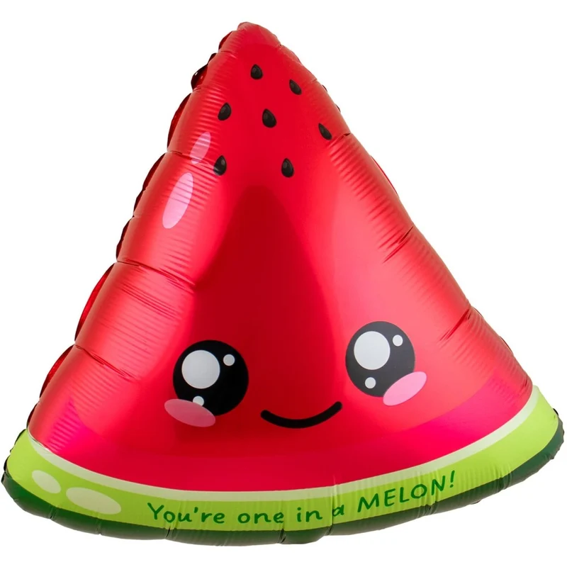 Kawaii Folie Ballon Watermeloen Leeg 60cm