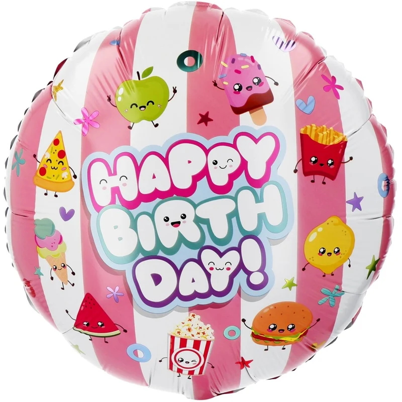 Happy Birthday Helium Ballon Kawaii Leeg 45cm