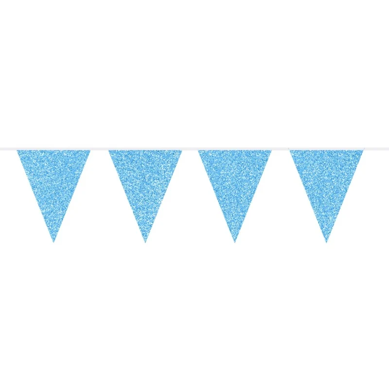 Lichtblauw Slinger Glitter 6m