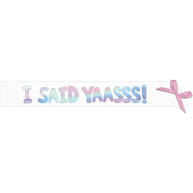 Vrijgezellenfeest Sjerp I Said Yaasss! 1,5m