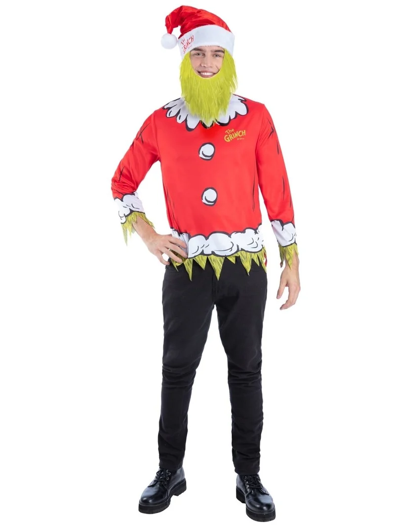 De Grinch Accessoireset Heren 3 Delig
