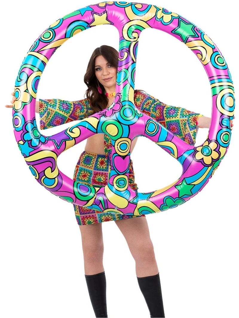 Opblaasbare Hippie Ring 1,1m