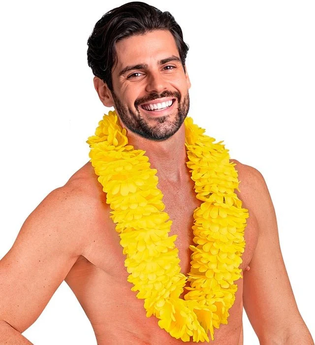 Gele Hawaii Krans Bloemen