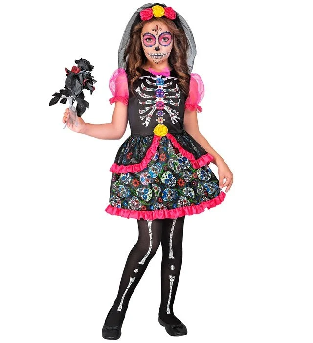 Dia De Los Muertos Jurk Meisje