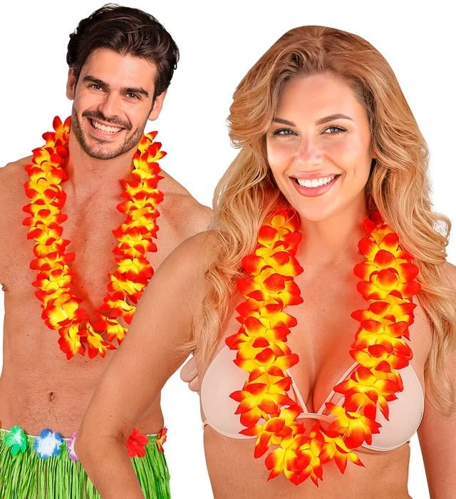 Geel Rode Hawaii Krans