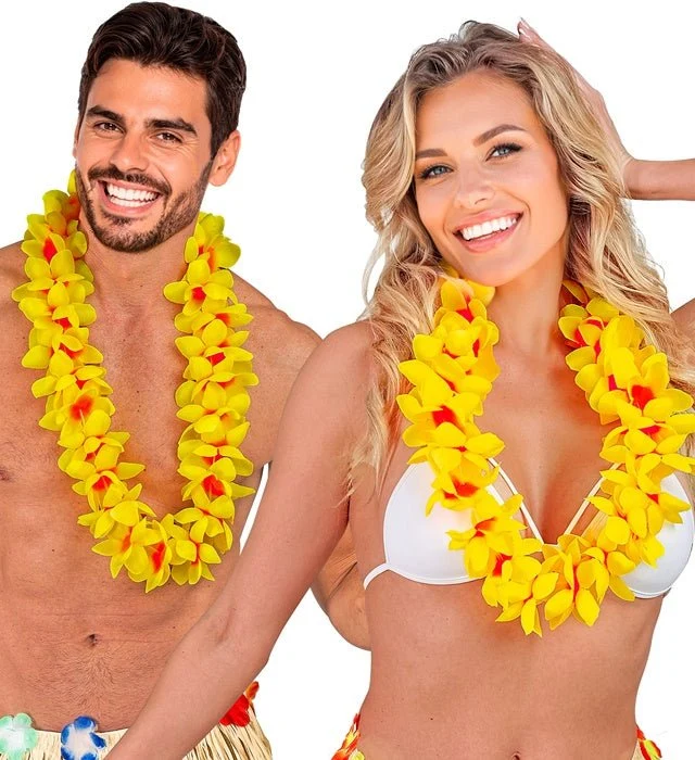 Gele Hawaii Krans