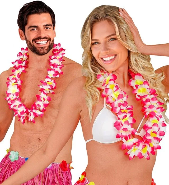 Roze Hawaii Krans