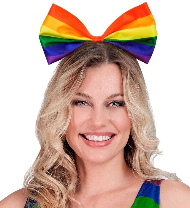 Regenboog Haarband Strik