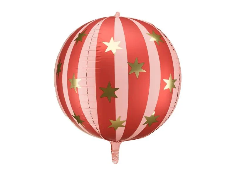 Rood Roze Helium Ballon Sterren Leeg 75cm