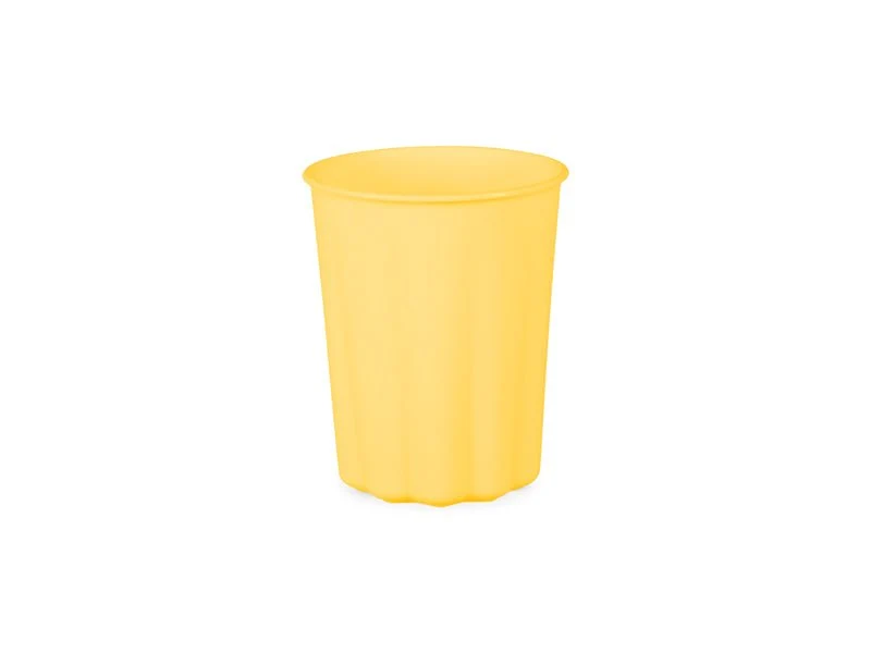 Gele Beker Herbruikbaar 220ml 4st