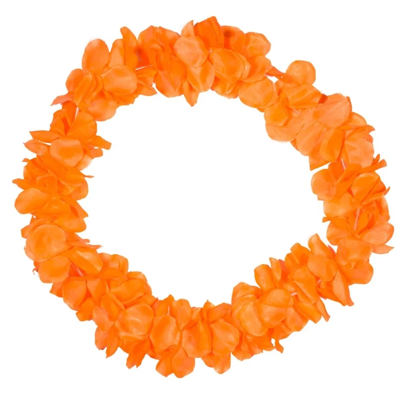 Oranje Hawaii Krans 55cm