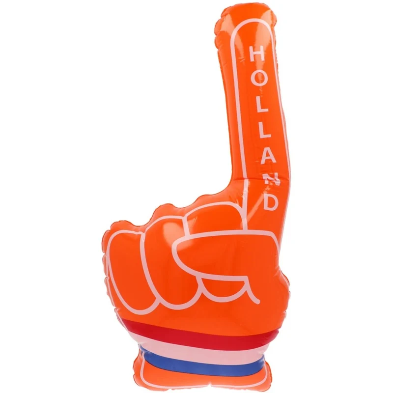 Oranje Opblaas Hand Holland 79cm
