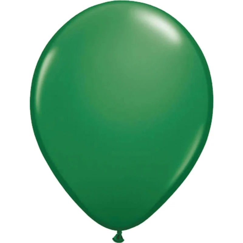 Donkergroene Ballonnen Latex 30cm 100st