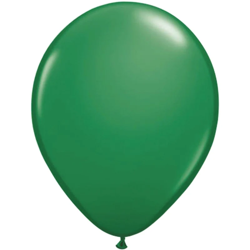 Donkergroene Ballonnen Metallic Basic 30cm 10st