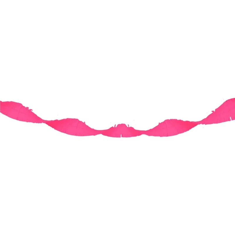 Roze Slinger Crepe Papier 18m