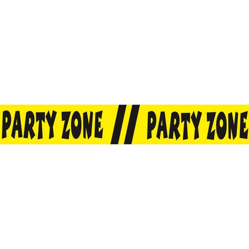 Party Afzetlint Geel Zwart Party Zone