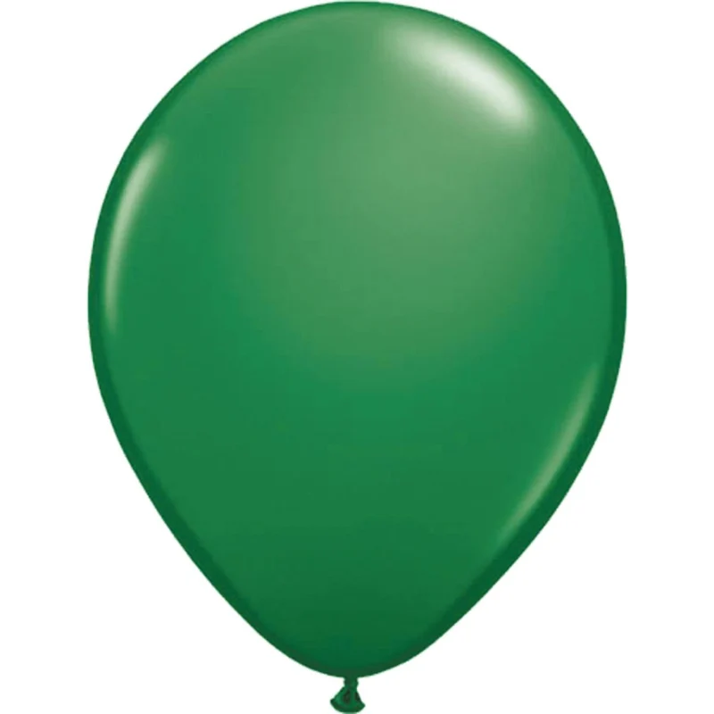 Donkergroene Ballonnen Latex 30cm 10st