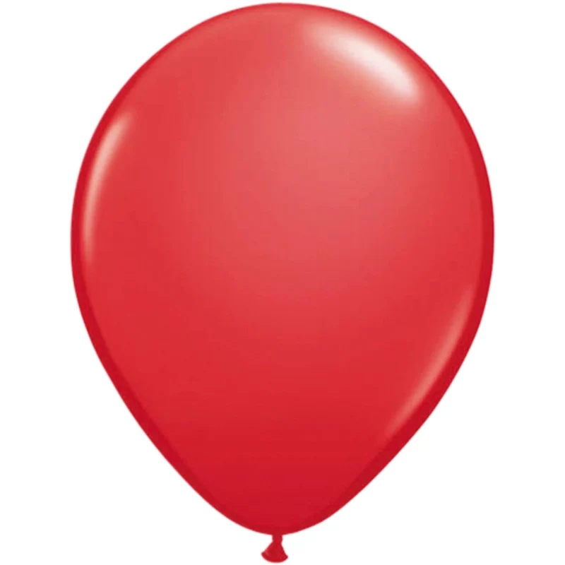 Rode Ballonnen Latex 30cm 10st