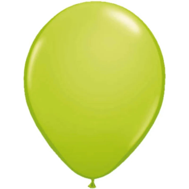 Lime Groene Ballonnen Metallic Basic 30cm 10st
