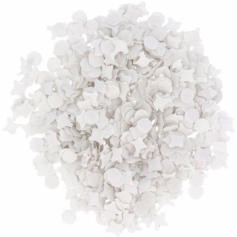 Witte Confetti Papier 100gr