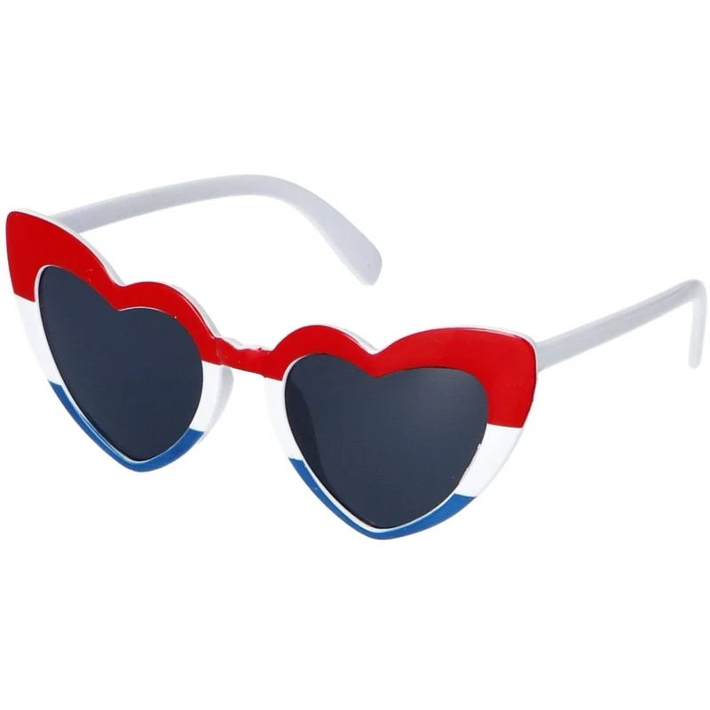 Hartjes Bril Rood Wit Blauw Holland