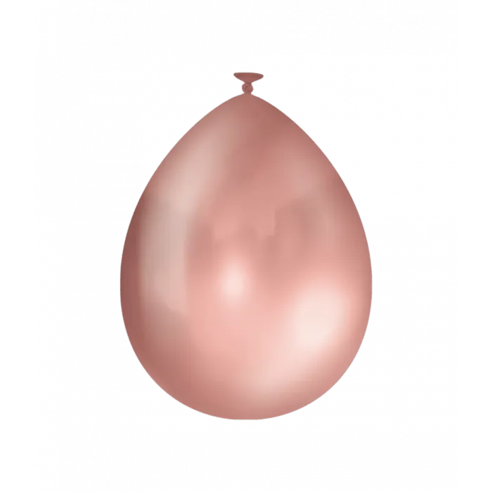Rose Gouden Ballonnen Metallic 30cm 50st