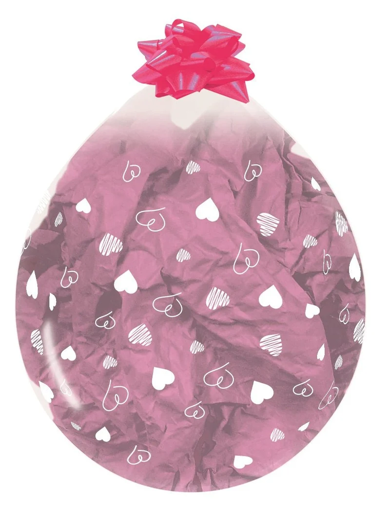 Hartjes Stuffer Ballon Roze 45cm 25st