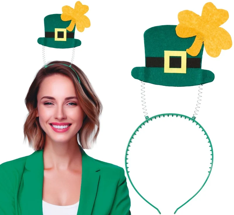 St. Patrick'S Day Haarband Hoed Met Klaver