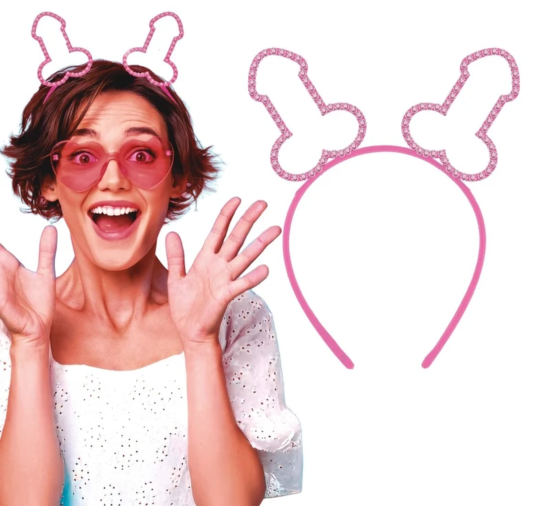 Penis Haarband Roze