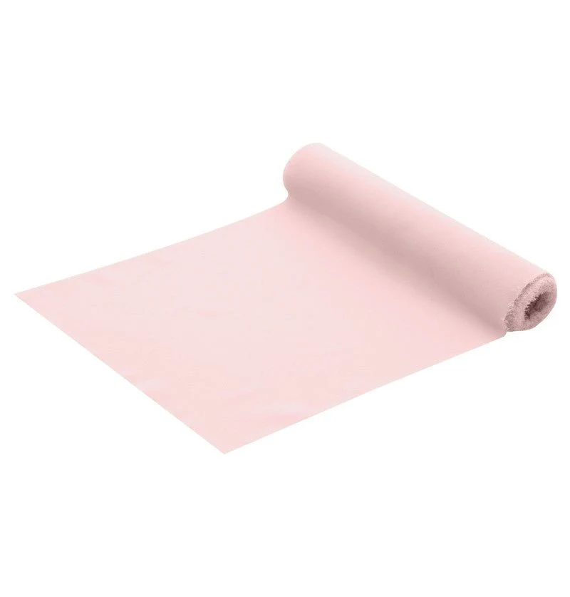 Lichtroze Tafelloper Pastel 5m